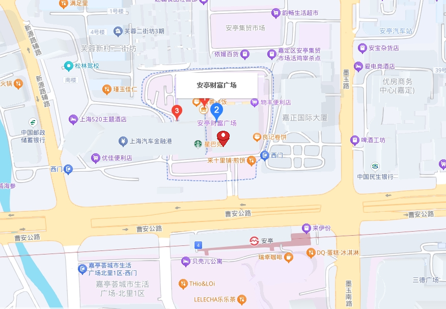 公司地址地图 - 上海市嘉定区曹安公路5588号1323室（安亭财富广场北楼）